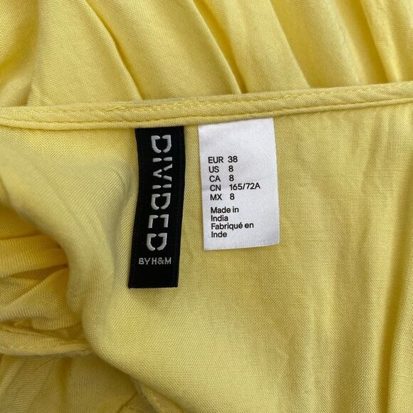 Divided Shorts Romper Yellow - Picture 6 of 8